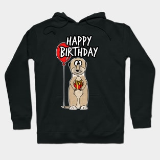 Happy Birthday Meerkat Lover Wildlife Funny Hoodie